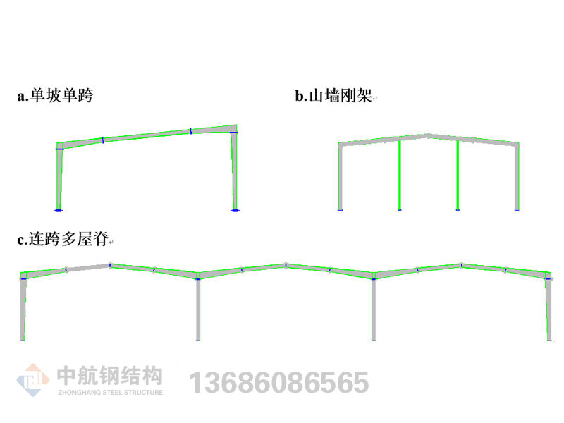鋼結構產品構件三維圖說明