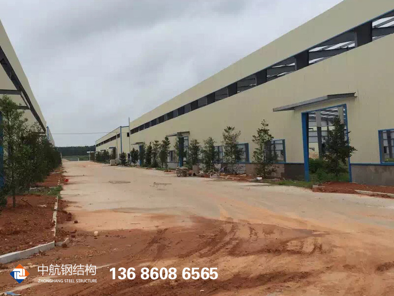 單層鋼結構工業廠房案例